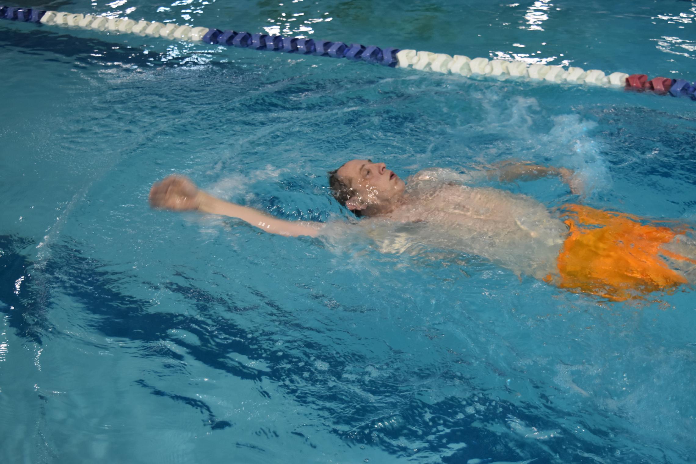 swim laps