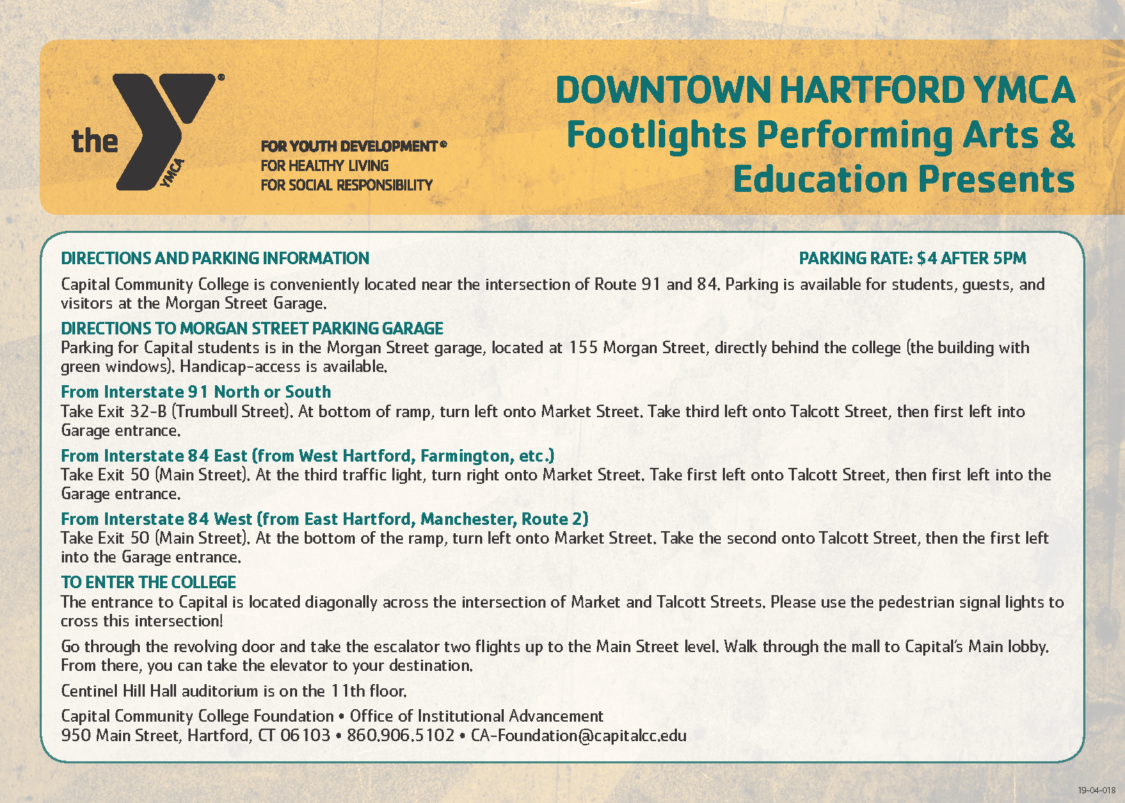 footlights